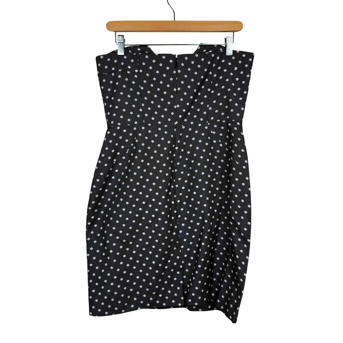 Alice by Temperley Silk Cotton Polka Dot Geo Mini Dress Black White Size 8 NWT