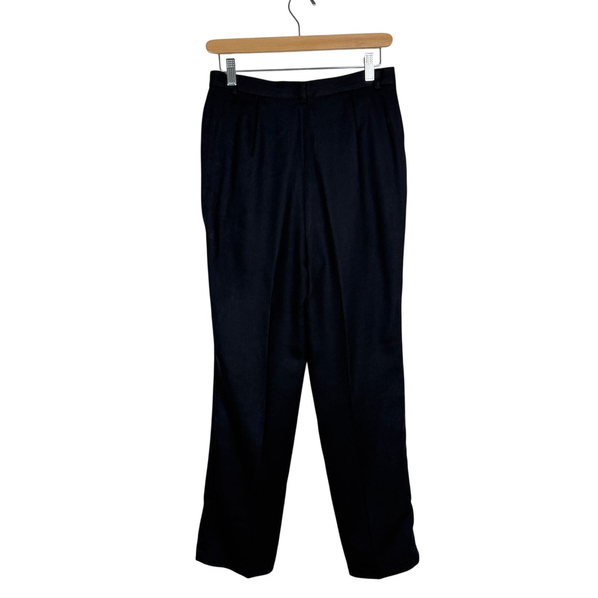 Vintage INC Silk Wool Pleated Trousers
