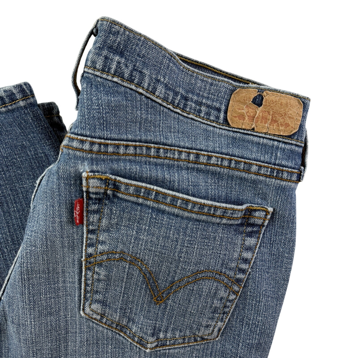 Vintage Levi's 515 Bootcut Jeans Stretch Mid Rise Medium Wash Women's 5