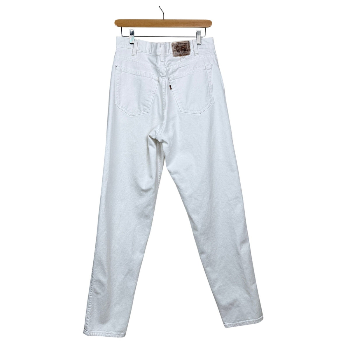 Vtg Levi's Levi Straus Signature Loose Fit 545 Jeans White Denim 31x34 USA Made