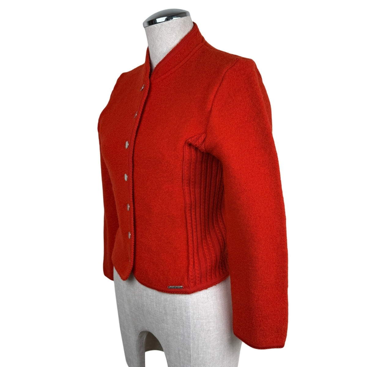Geiger Austria Red Boiled Wool Jacket