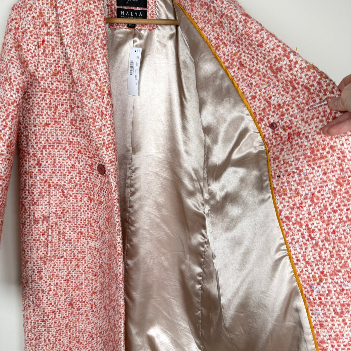 J.Crew Daphne Italian Nalya Tweed Coat