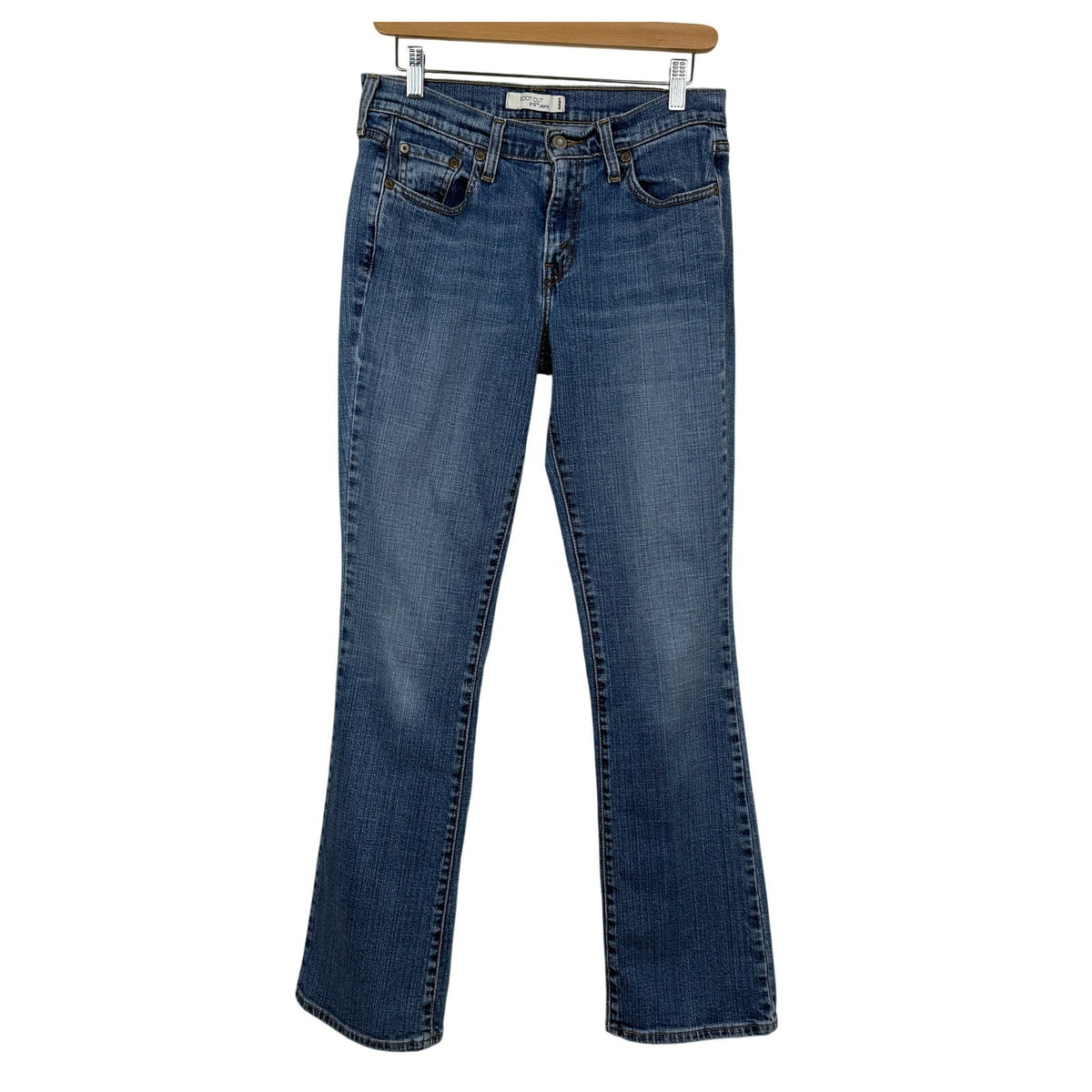 Vintage Levi's 515 Bootcut Jeans Stretch Mid Rise Medium Wash Women's 5