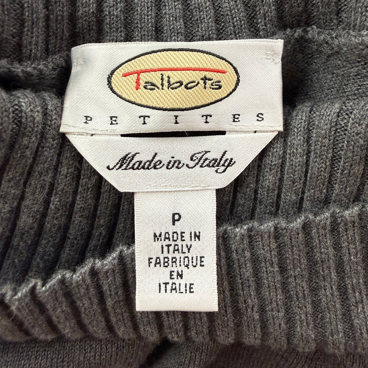 Talbots Petites Italian Cotton Turtleneck Sweater