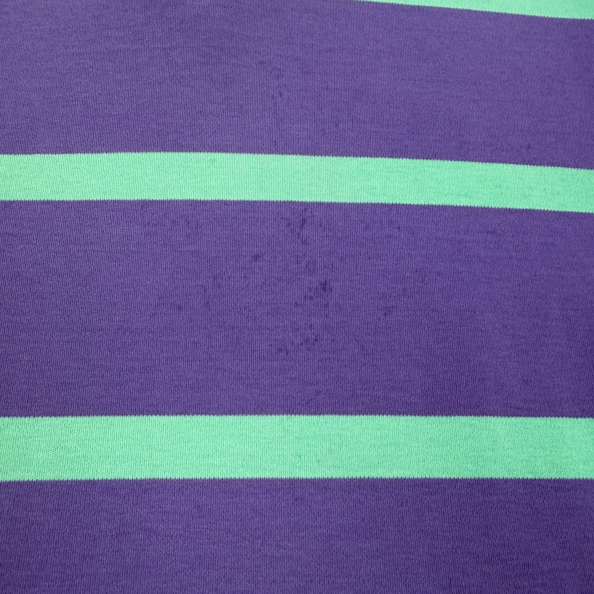 Vintage Polo Ralph Lauren Stripe Polo Shirt Purple Green Made in USA L