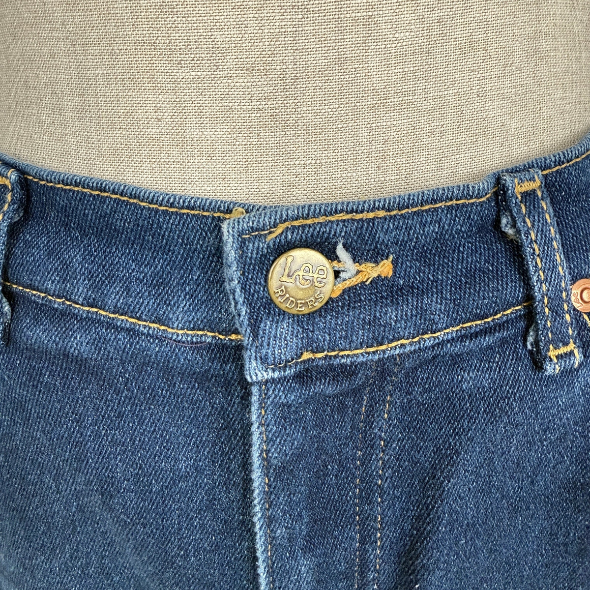 Vintage Lee USA-Made High-Rise Denim Shorts