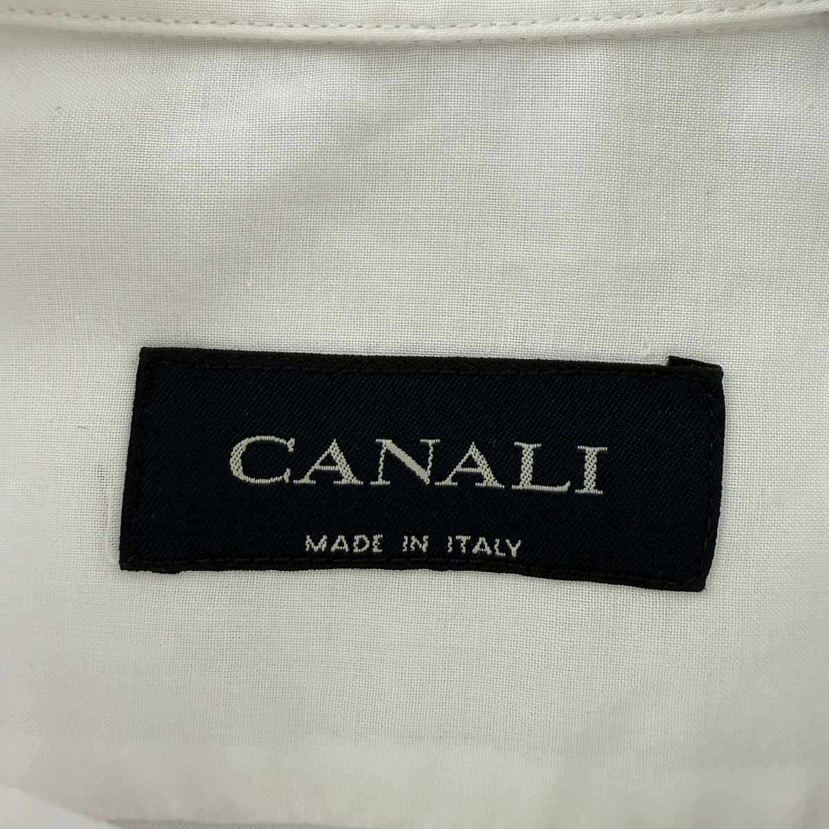Canali Tuxedo Shirt White Pleated Bib French Cuff 15/38 Made in Italy