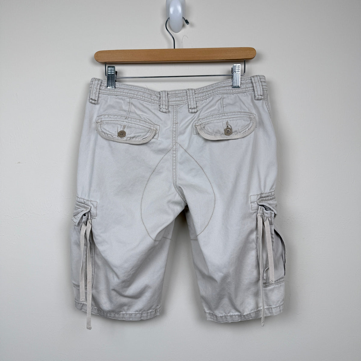 Polo Jeans Ralph Lauren Cargo Long Shorts Cotton Vintage Y2K Low Rise Utility 4