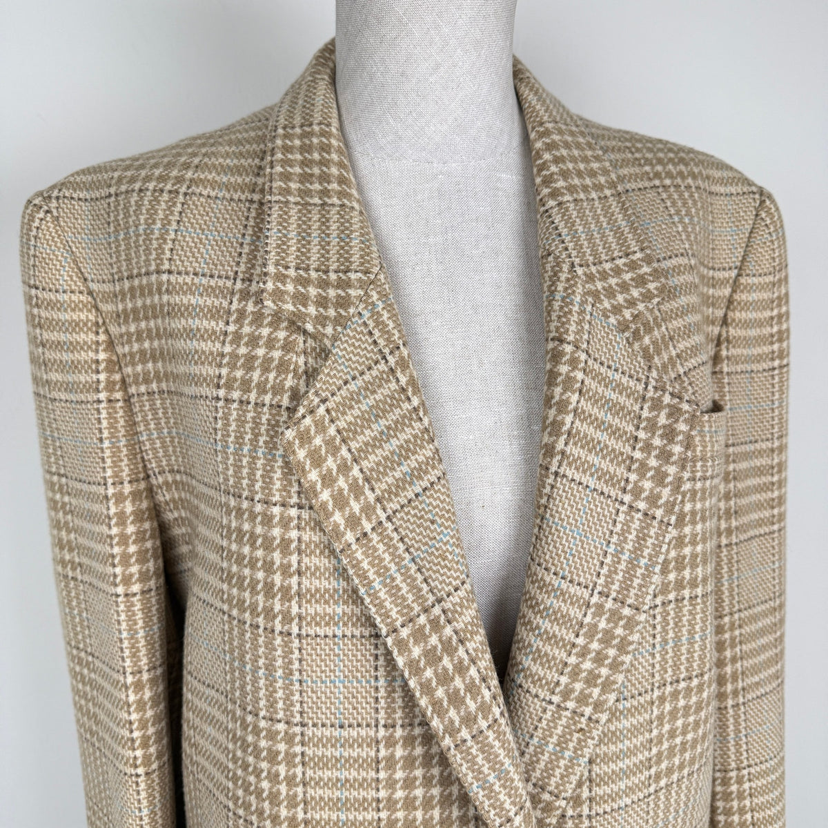 Vintage Pendleton Virgin Wool Plaid Blazer