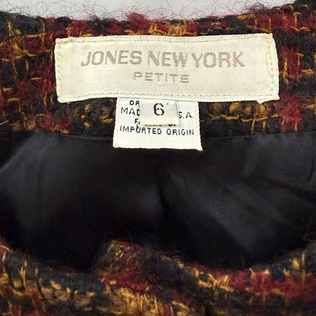 Vintage Jones New York Petite Tweed Jacket