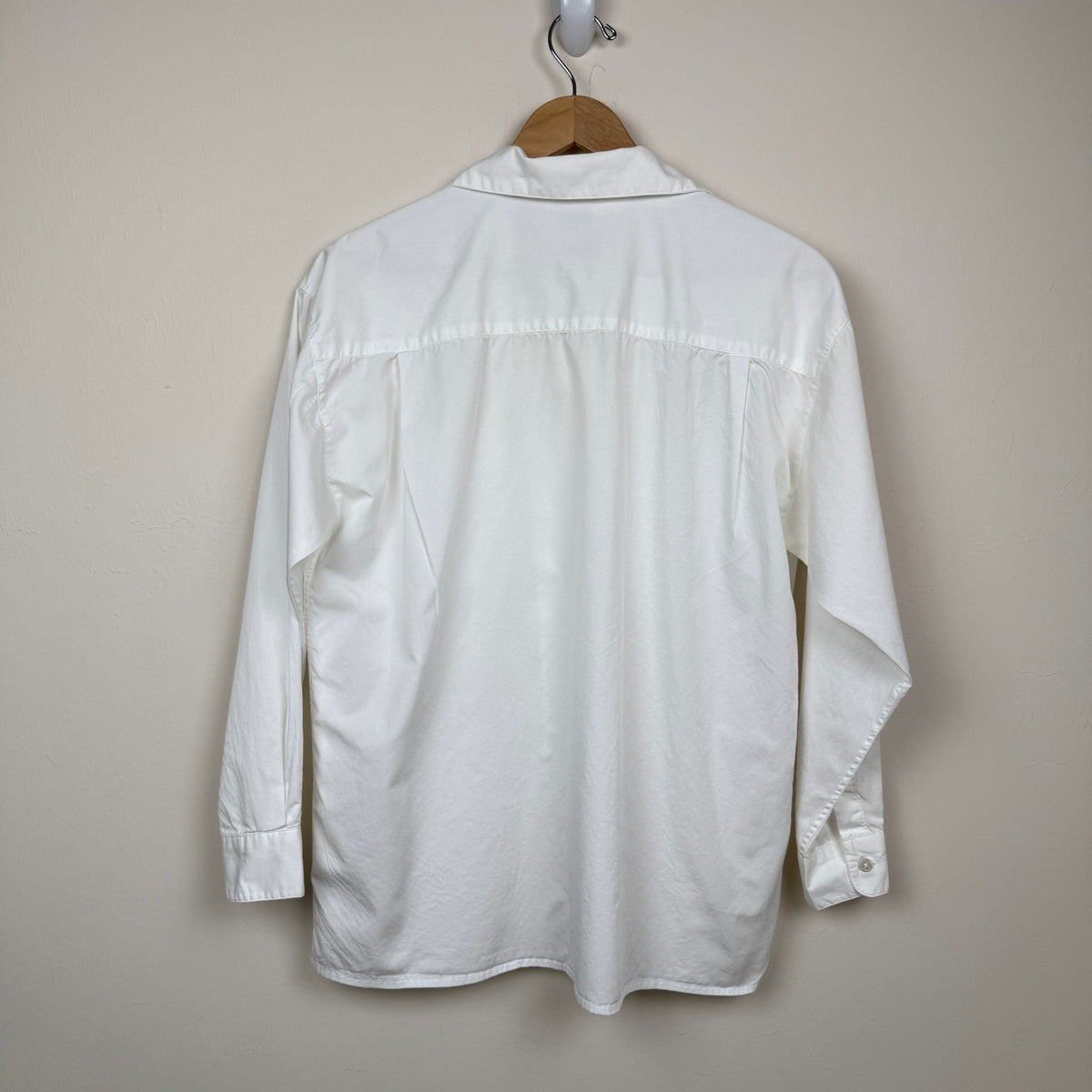 Vintage Gap Cotton Button Down Shirt White Medium 90s Minimal Utility Workwear