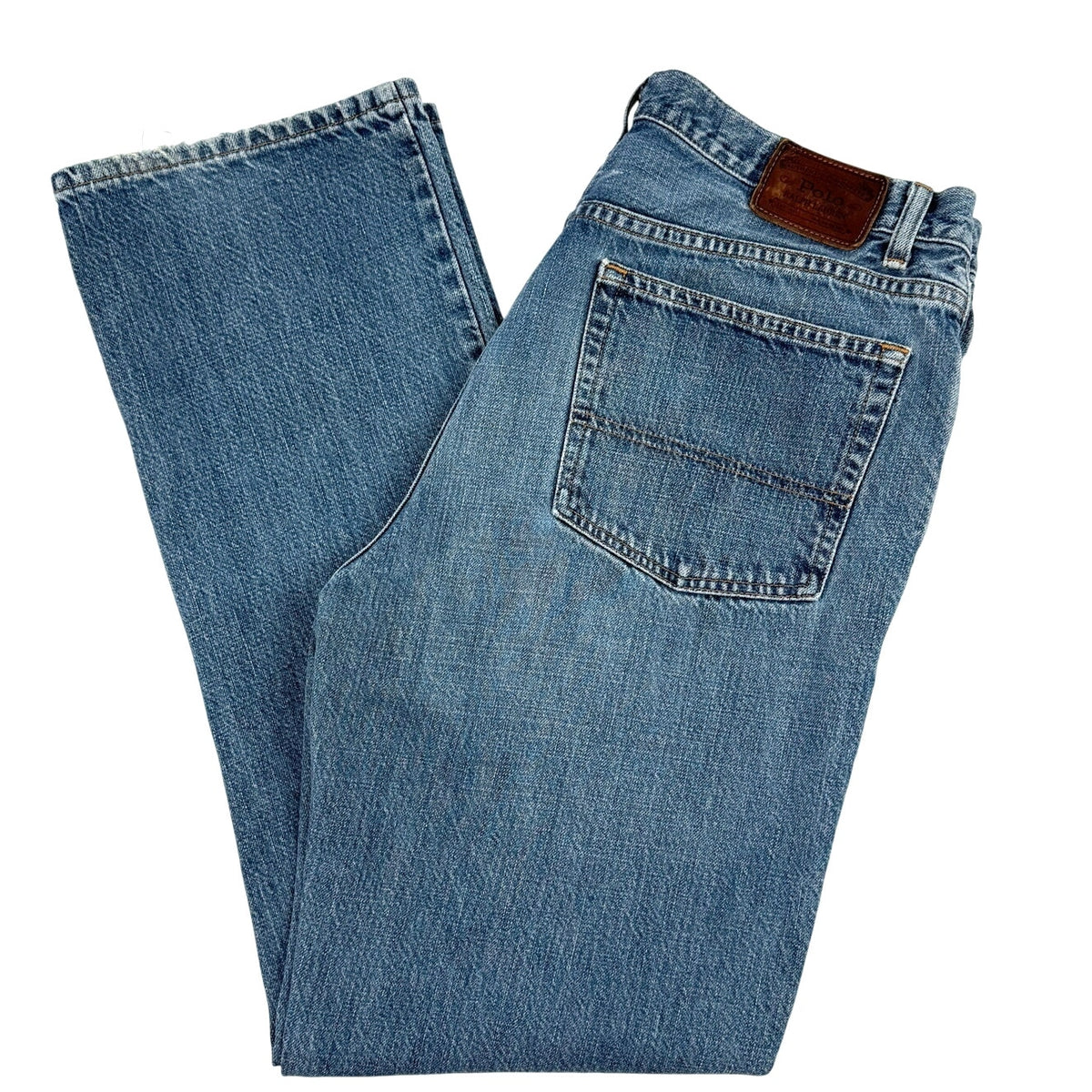 Polo Ralph Lauren Vintage Jeans 36x32 Straight Medium Wash Denim Preppy