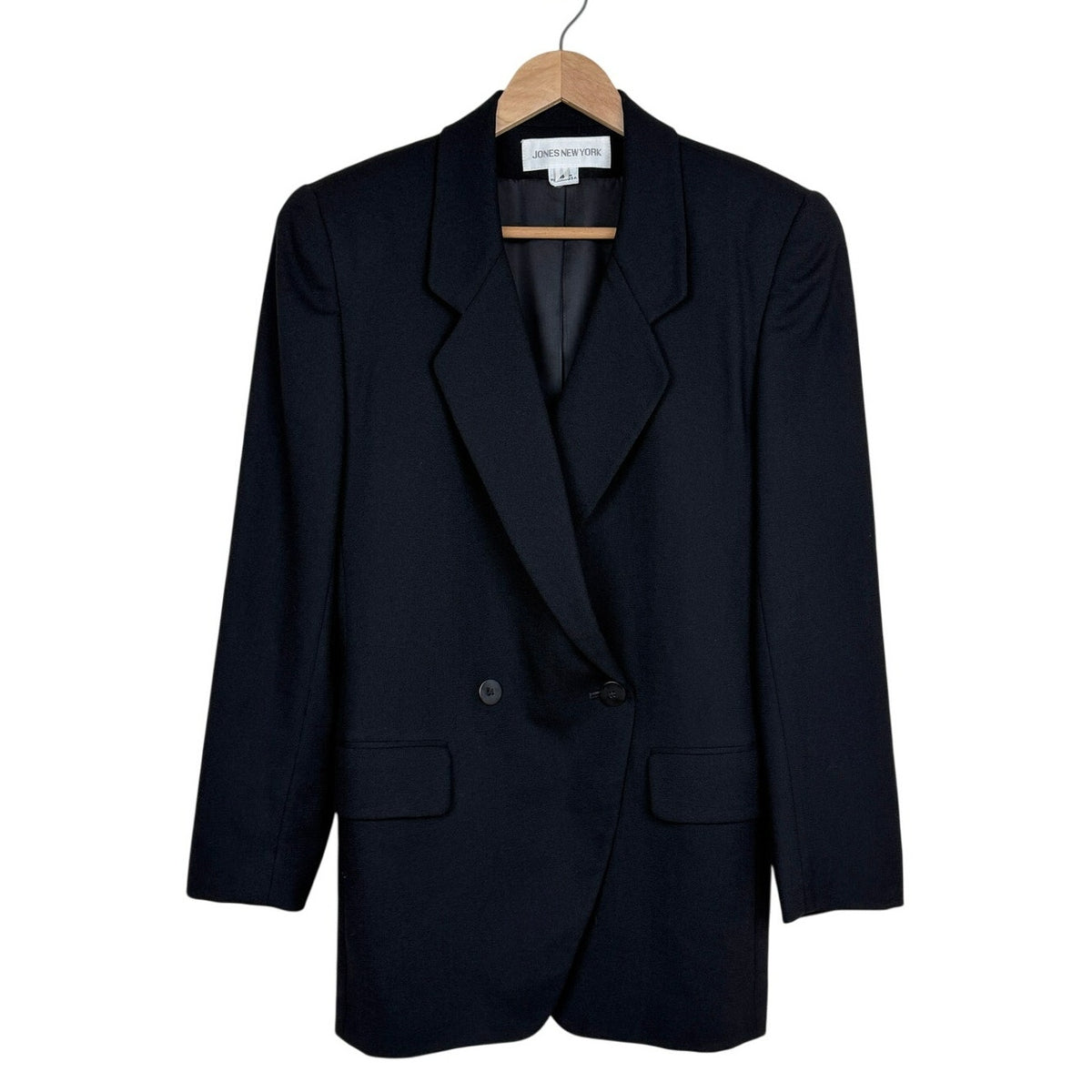 Vintage Jones New York Wool Double Breasted Blazer