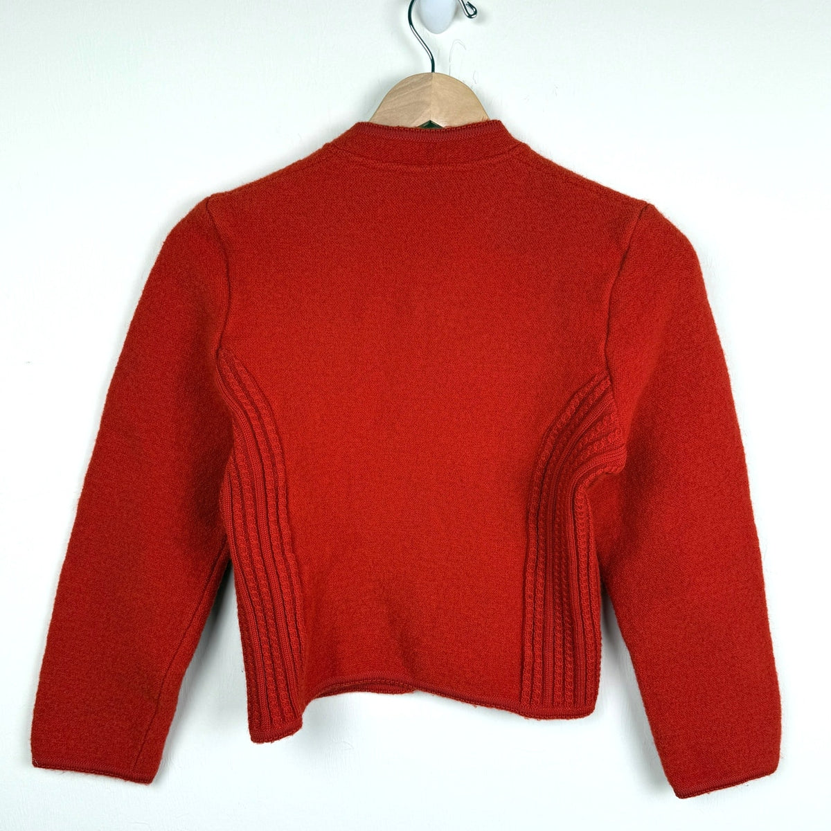 Geiger Austria Red Boiled Wool Jacket