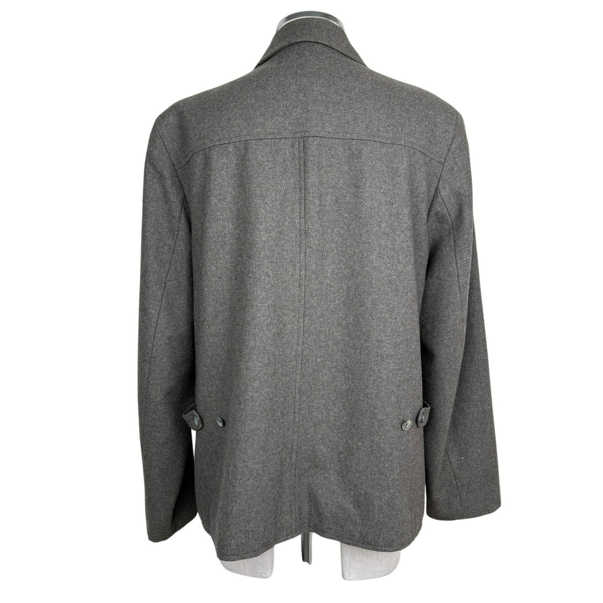 Evan Picone Wool Blend Zip Front Jacket