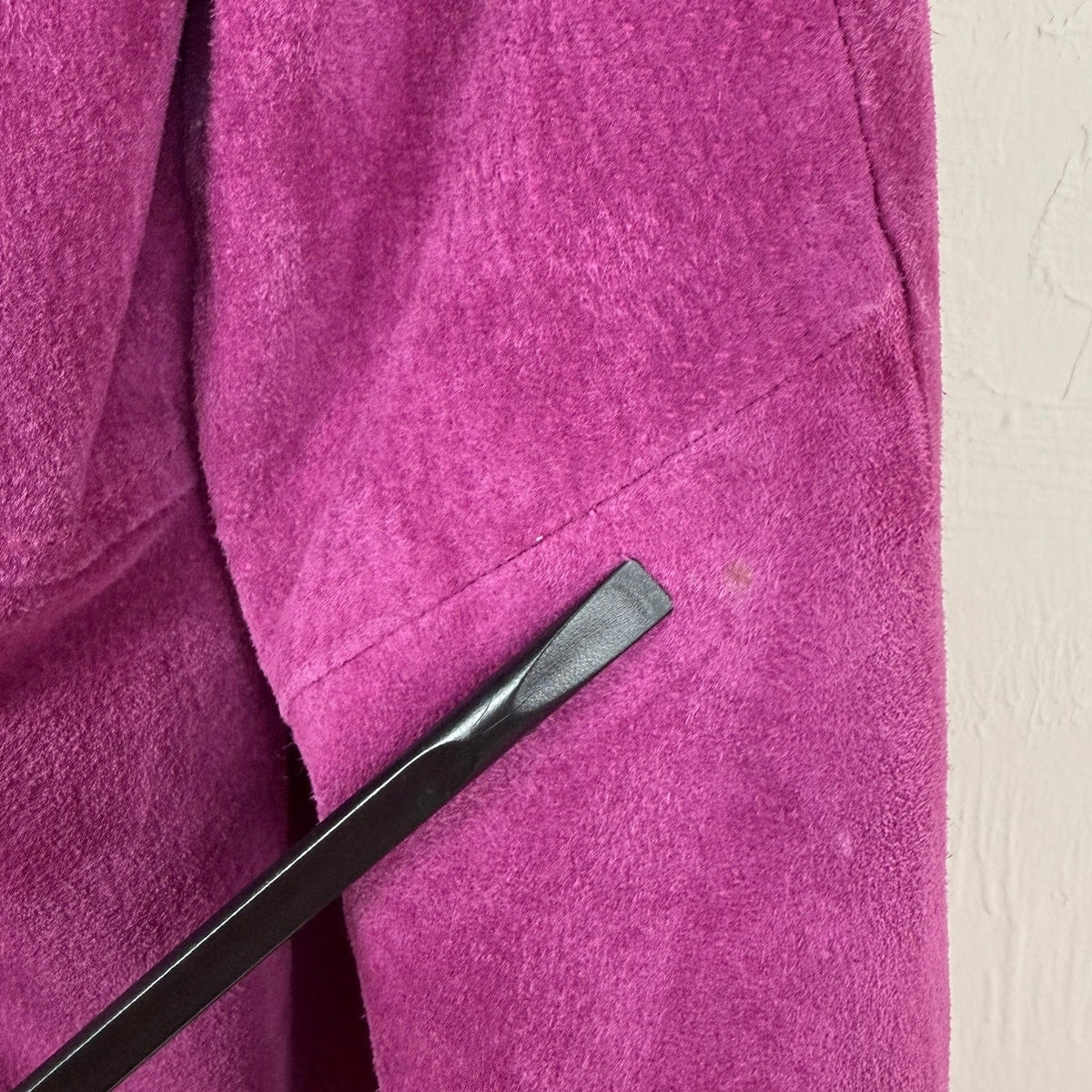 Live a Little Pink Suede Leather Jacket