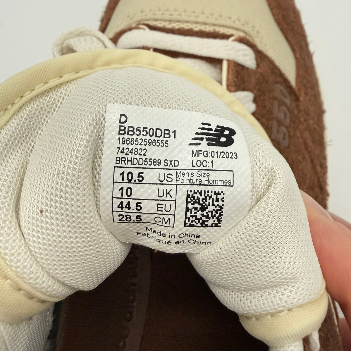 New Balance x Aimé Leon Dore 550 Brown Suede Sneakers