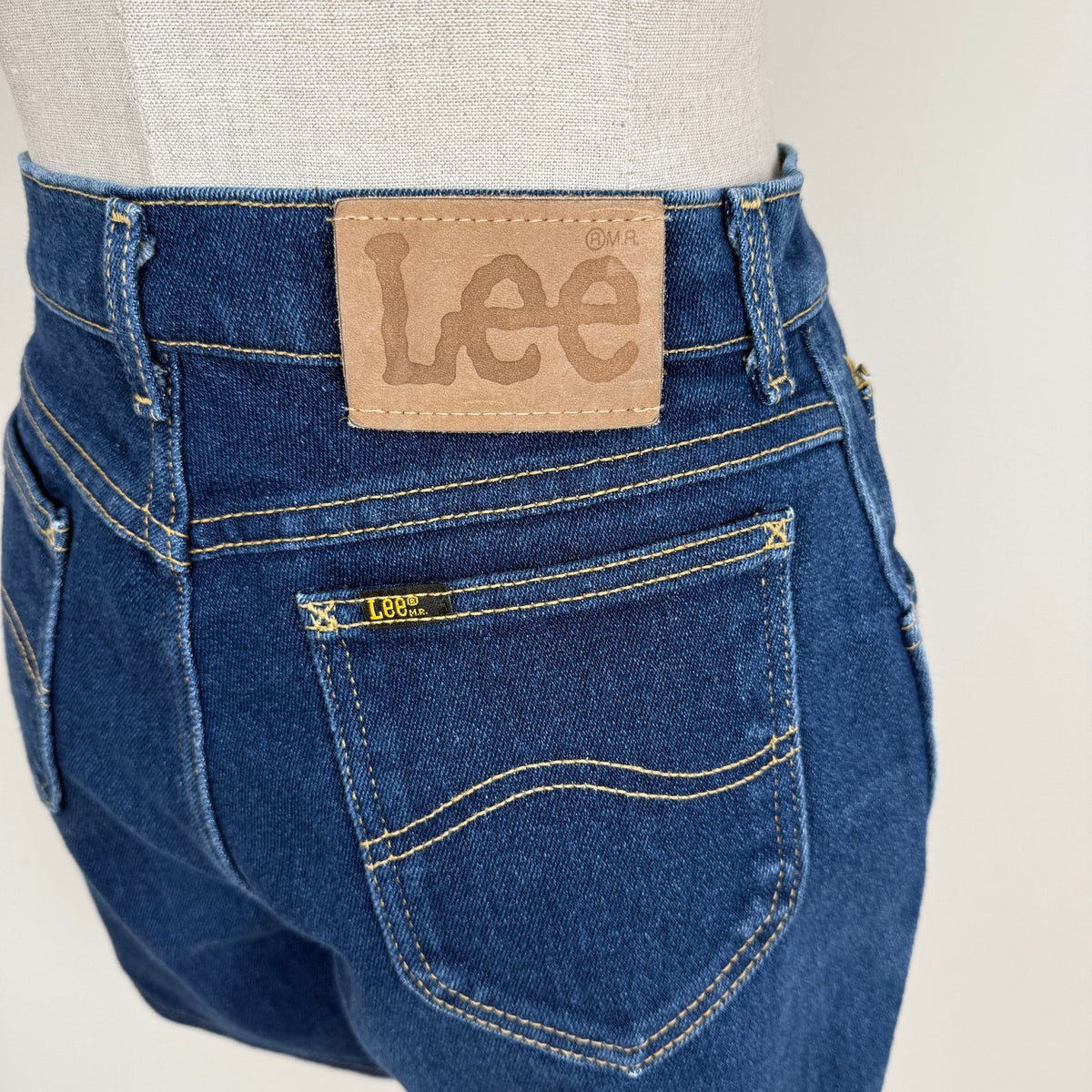 Vintage Lee USA-Made High-Rise Denim Shorts