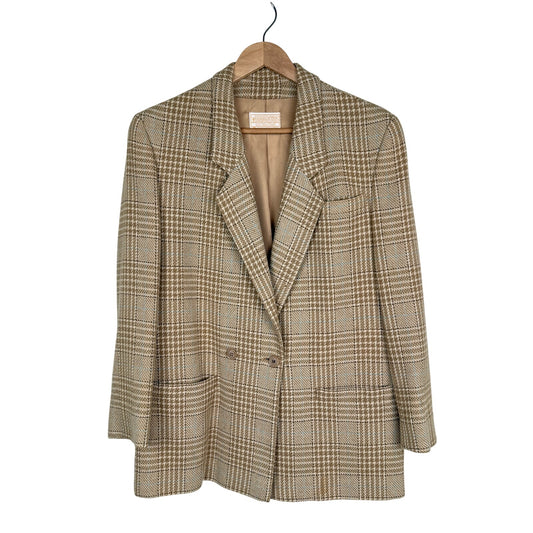 Vintage Pendleton Virgin Wool Plaid Blazer