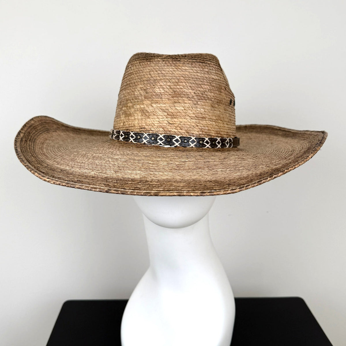 Cody James 20X Straw Cowboy Hat Brown Leather Band Western Rodeo
