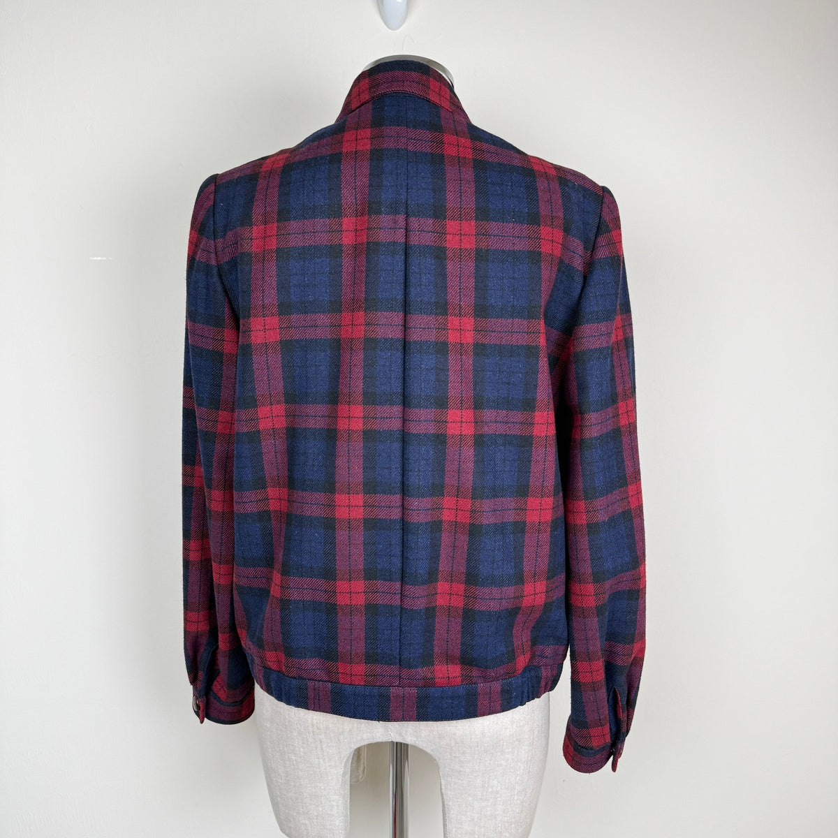 Vintage Schrader Sport Wool Plaid Jacket