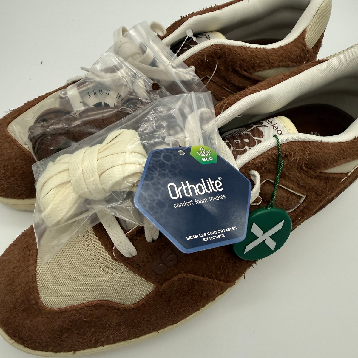 New Balance x Aimé Leon Dore 550 Brown Suede Sneakers