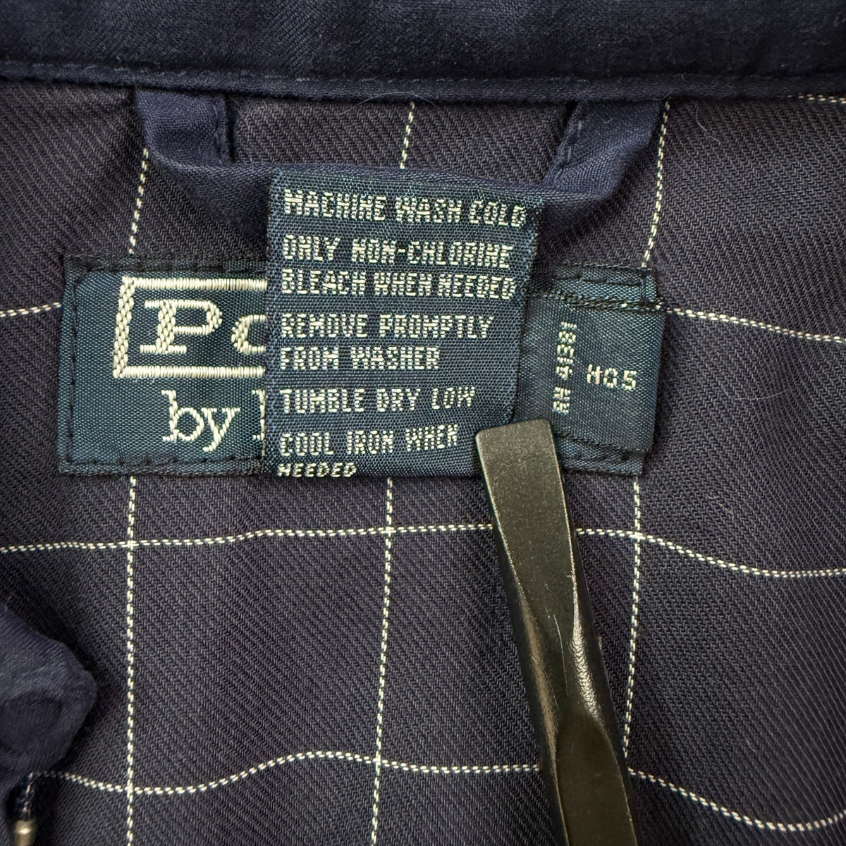 Polo Ralph Lauren Navy Plaid-Lined Harrington Jacket