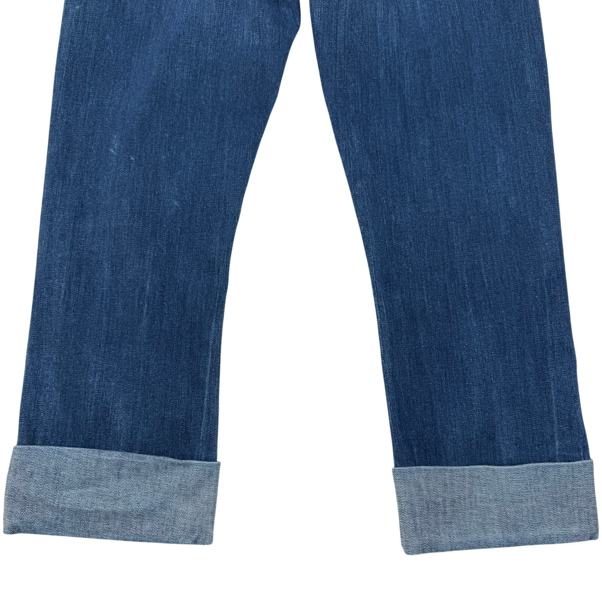 Citizens of Humanity Dani Cropped Straight Leg Jeans Cuffed Blue Denim Womens 29
