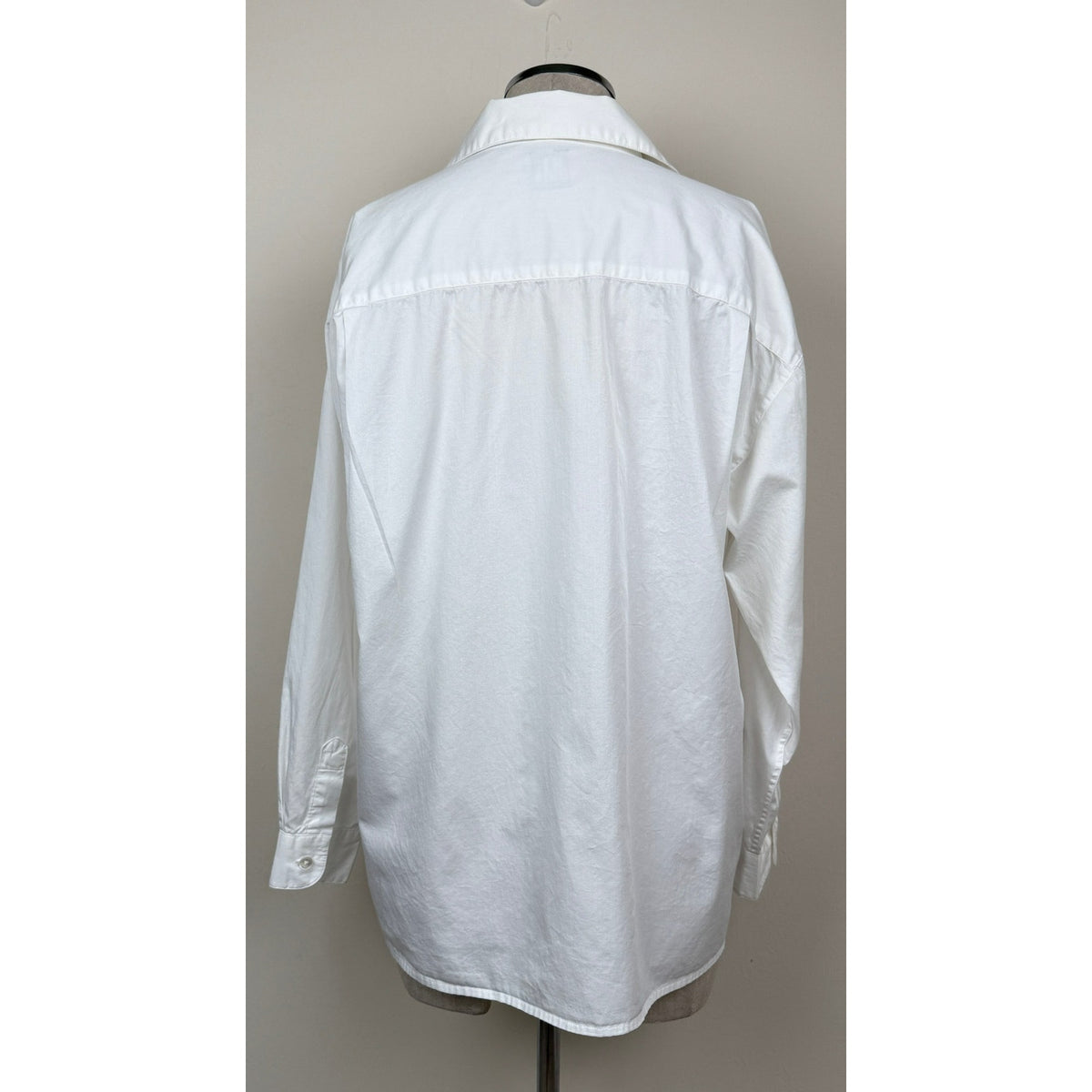 Vintage Gap Cotton Button Down Shirt White Medium 90s Minimal Utility Workwear