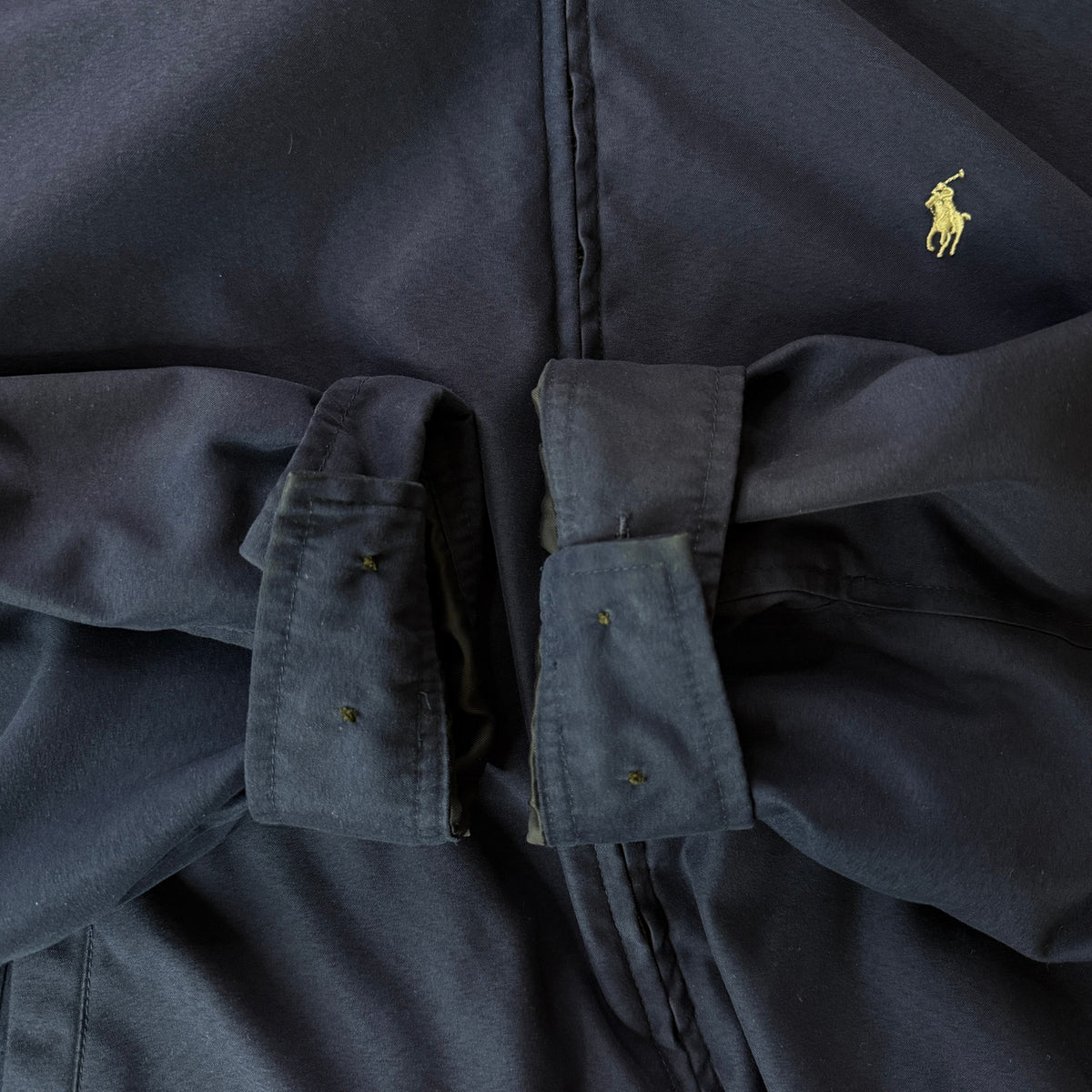 Polo Ralph Lauren Navy Plaid-Lined Harrington Jacket