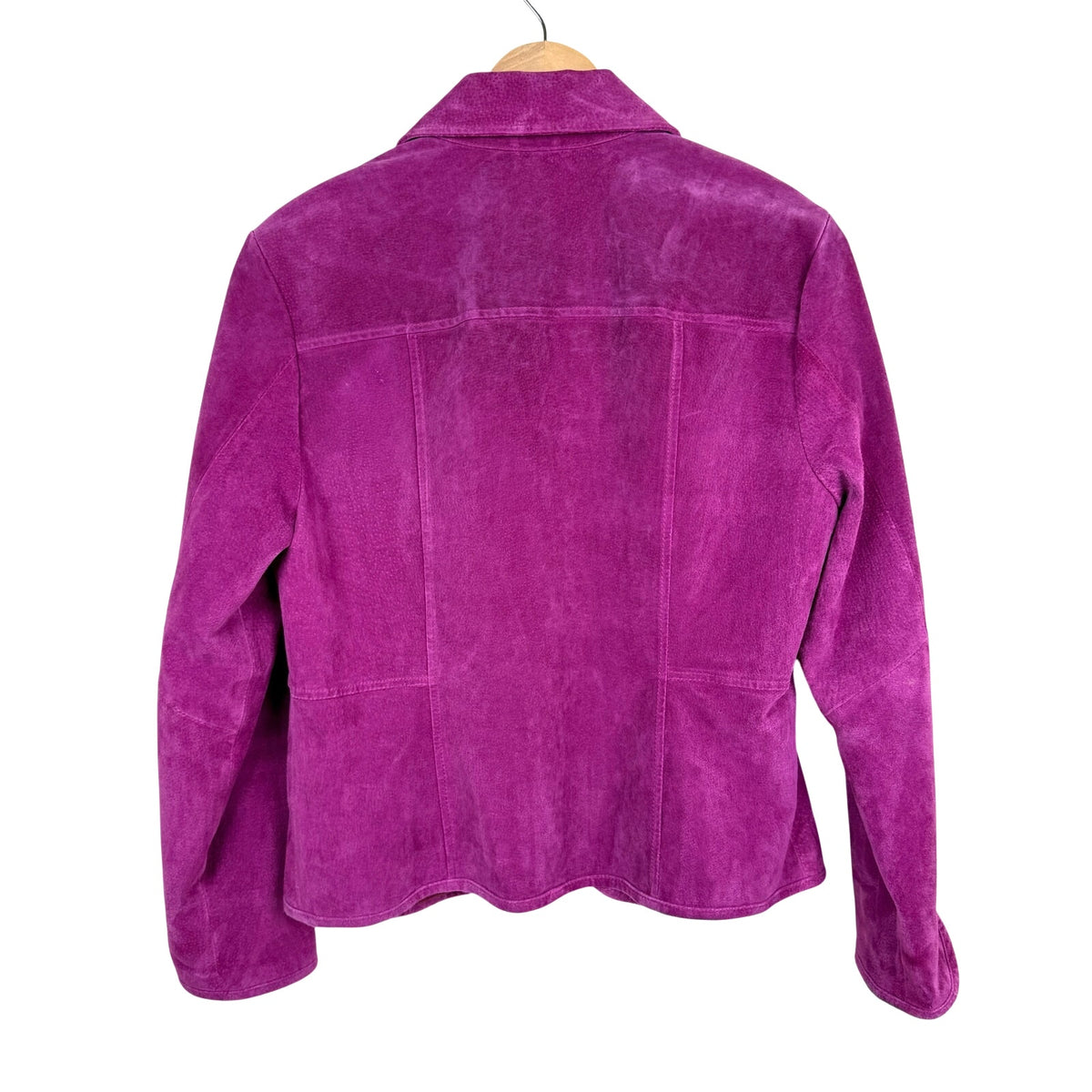 Live a Little Pink Suede Leather Jacket