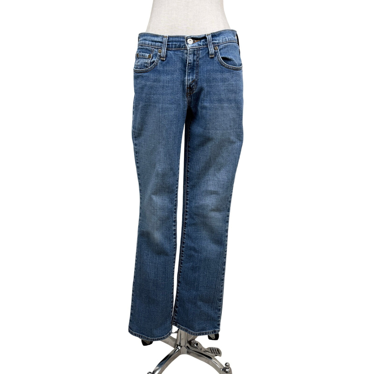 Vintage Levi's 515 Bootcut Jeans Stretch Mid Rise Medium Wash Women's 5