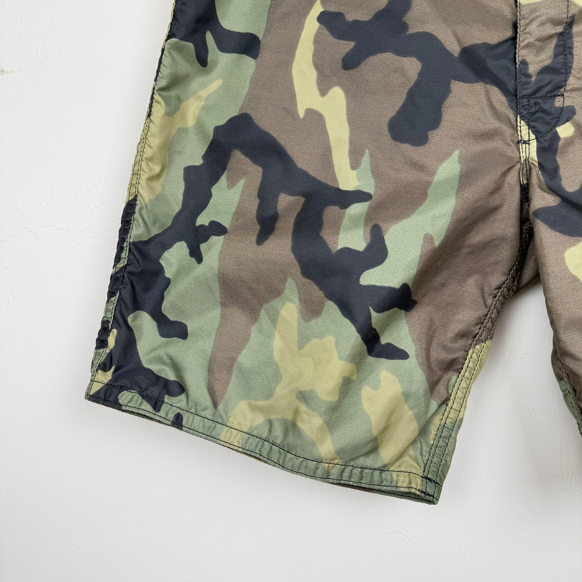 Birdwell Beach Britches Board Shorts Camo 31 Made in USA Surf Swim Pool Summer
