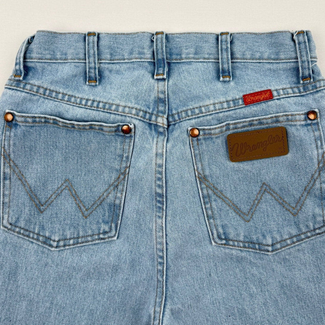 Wrangler Cowboy Cut Jeans Womens 3x32 High Rise Western Light Wash Denim
