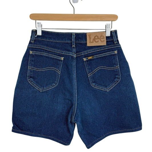 Vintage Lee USA-Made High-Rise Denim Shorts