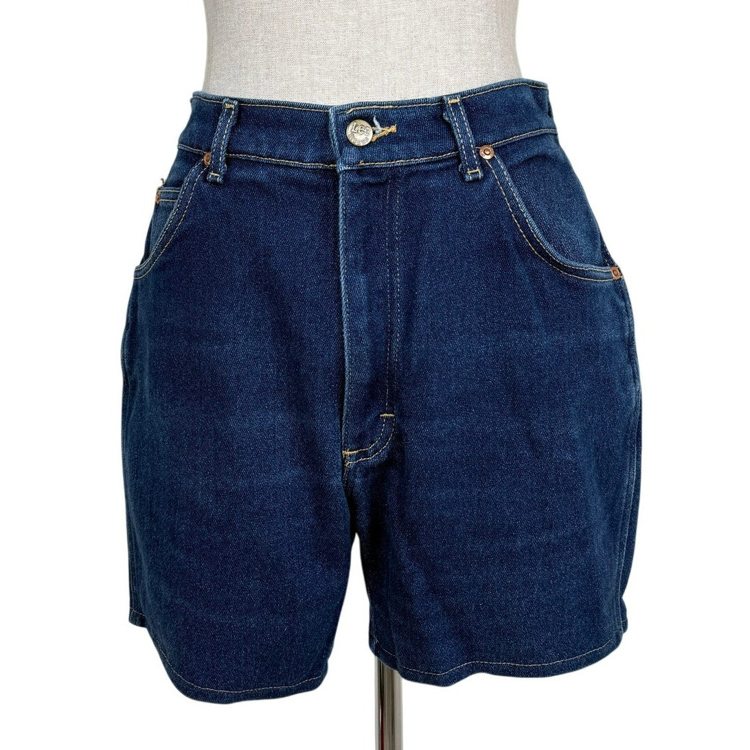 Vintage Lee USA-Made High-Rise Denim Shorts