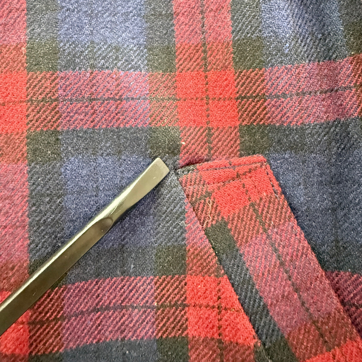 Vintage Schrader Sport Wool Plaid Jacket