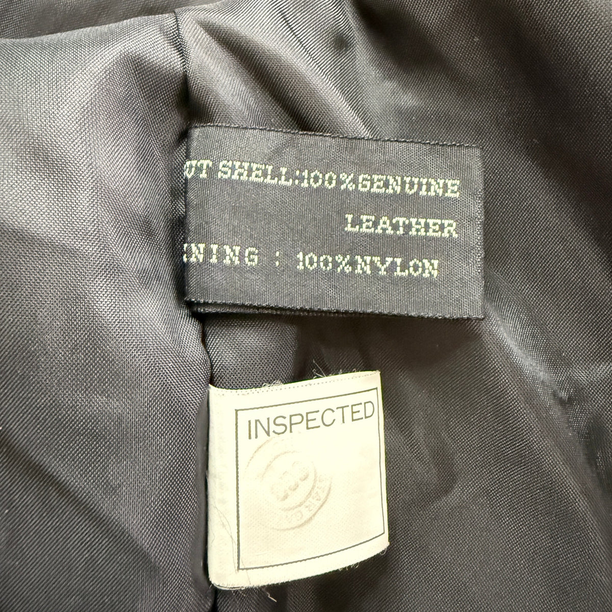 Vintage Pelle Black Genuine Leather Long Coat