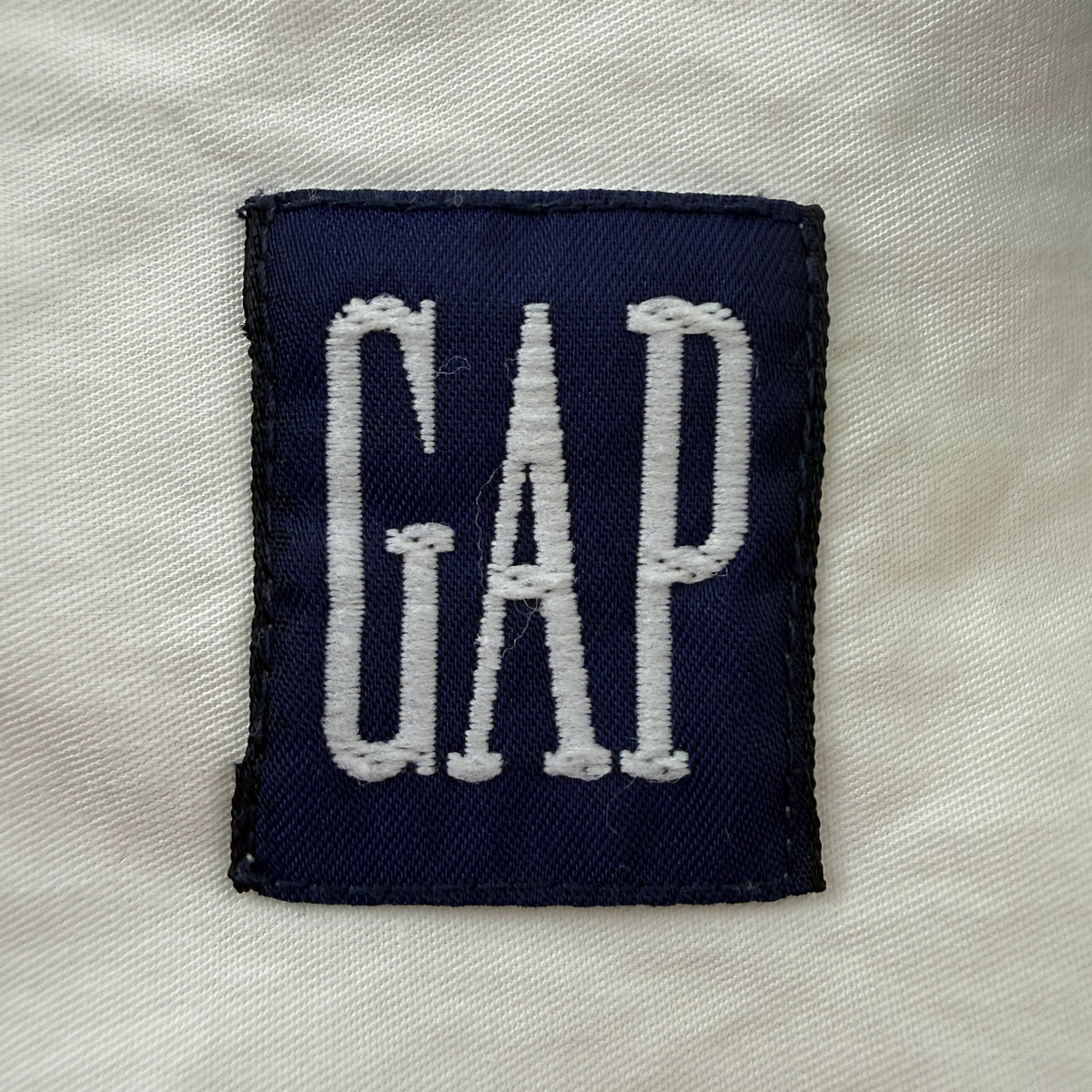 Vintage Gap Cotton Button Down Shirt White Medium 90s Minimal Utility Workwear