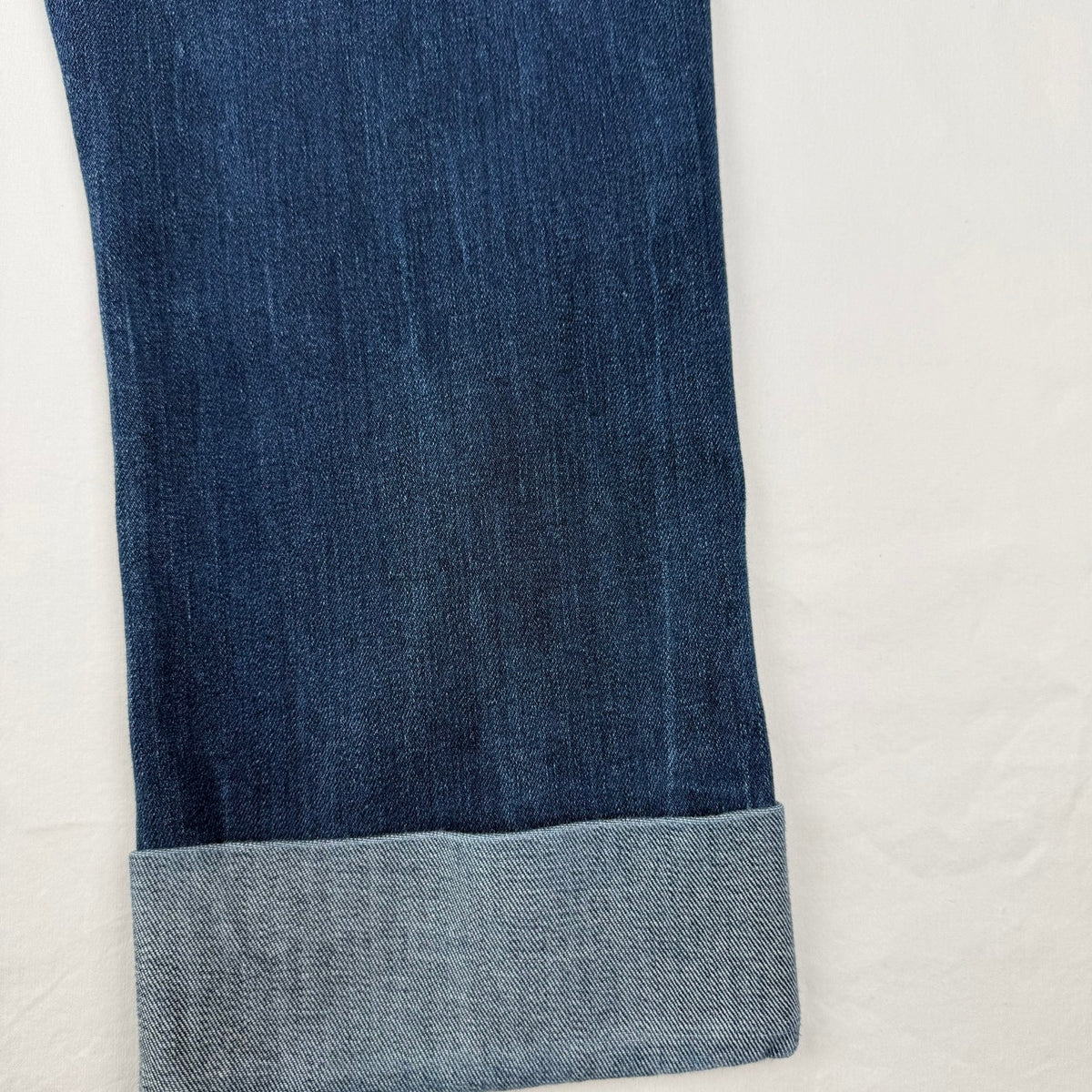 Citizens of Humanity Dani Cropped Straight Leg Jeans Cuffed Blue Denim Womens 29