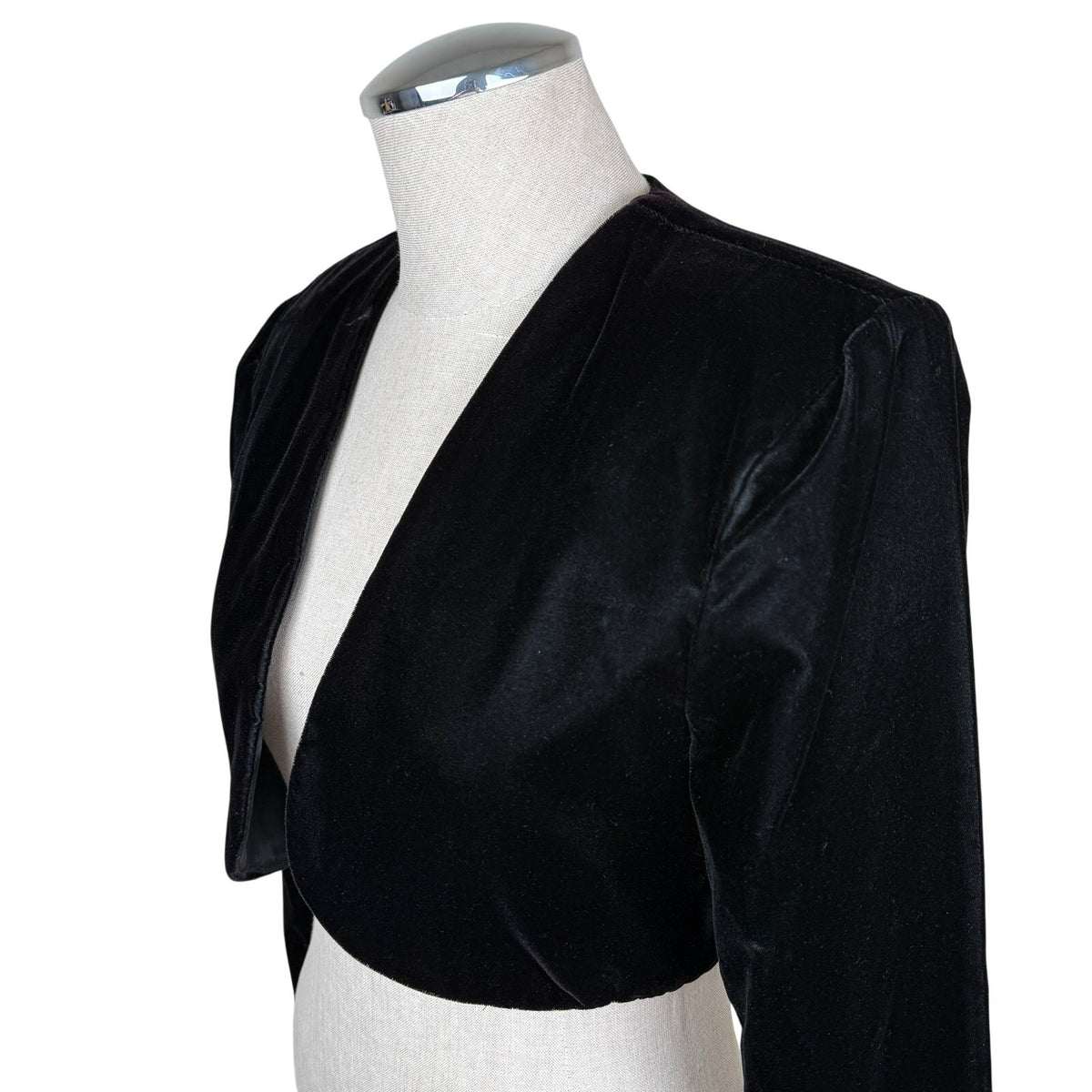 Vintage Scott McClintock Black Cropped Bolero Jacket