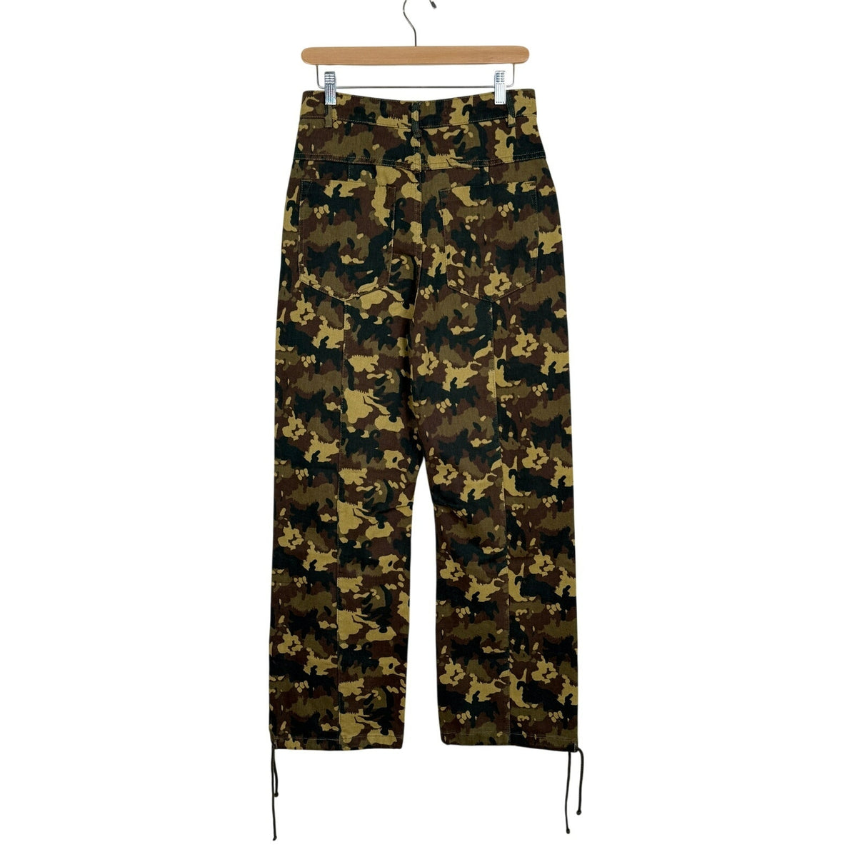 Zara Camouflage Cotton Cargo Pants