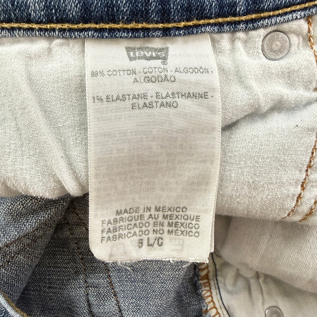 Vintage Levi's 515 Bootcut Jeans Stretch Mid Rise Medium Wash Women's 5