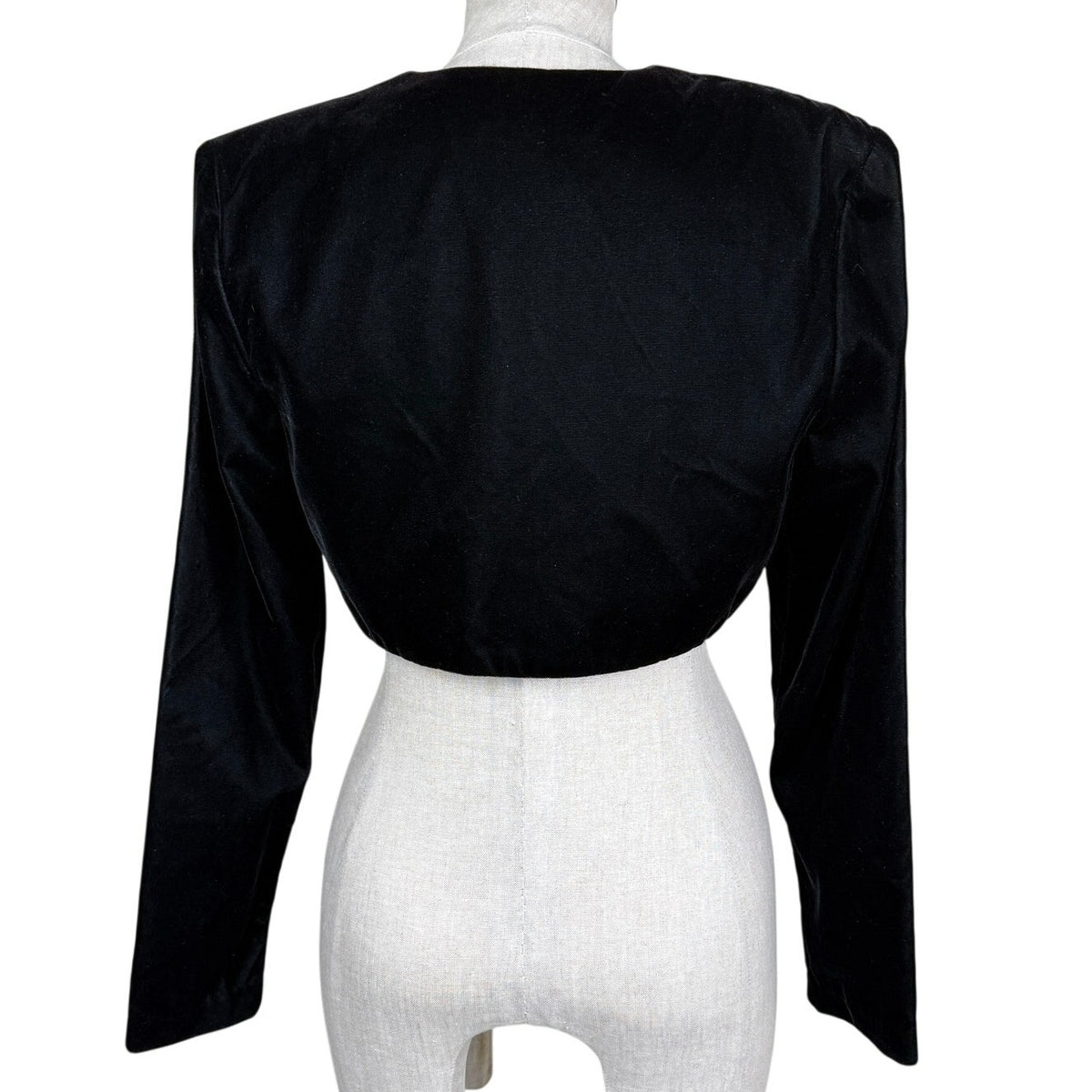 Vintage Scott McClintock Black Cropped Bolero Jacket
