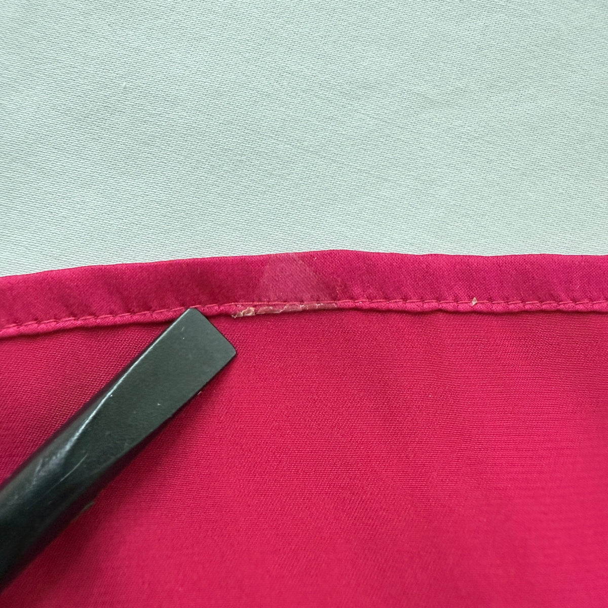 Talbots Vintage Silk Blouse Pink Satin Pintuck Button Down Petite 6 1980s