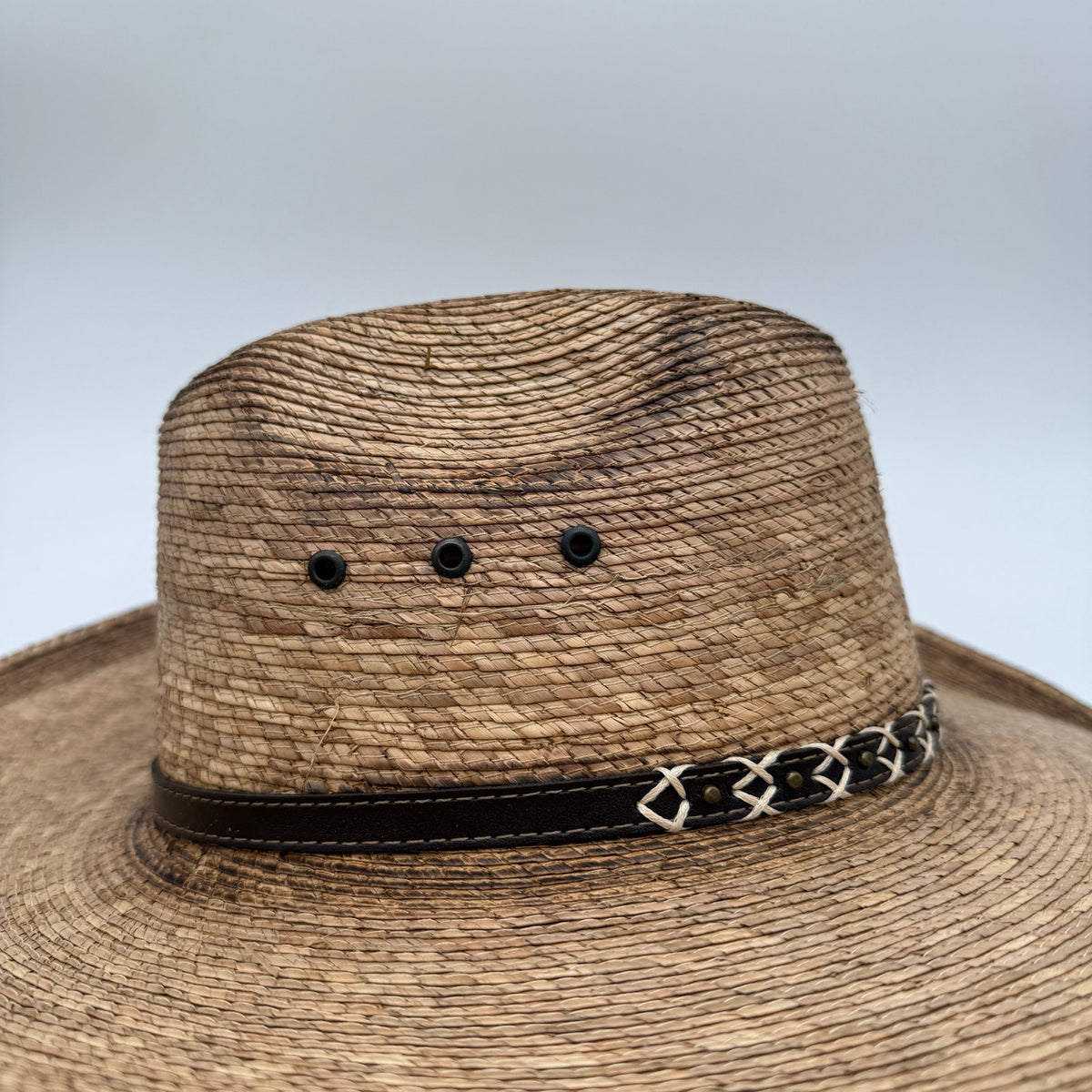 Cody James 20X Straw Cowboy Hat Brown Leather Band Western Rodeo