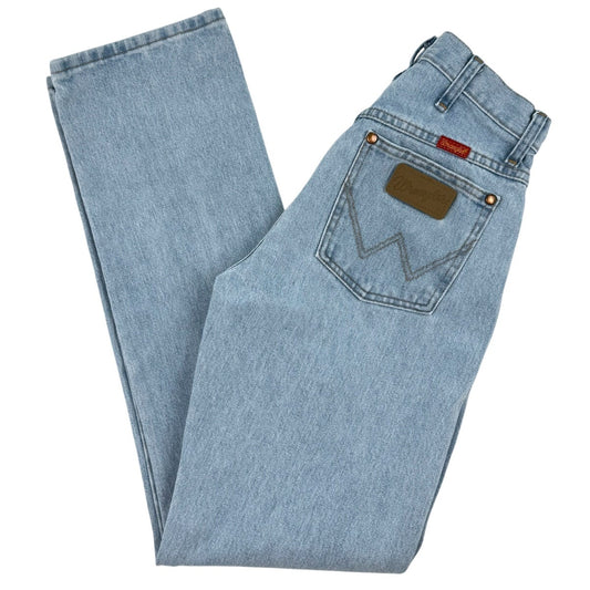 Wrangler Cowboy Cut Jeans Womens 3x32 High Rise Western Light Wash Denim