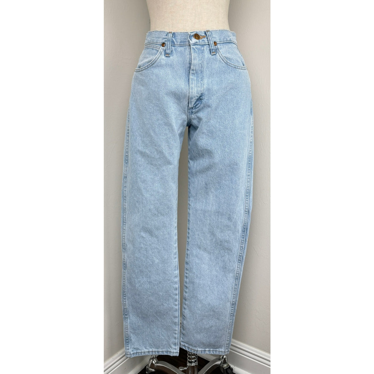 Wrangler Cowboy Cut Jeans Womens 3x32 High Rise Western Light Wash Denim