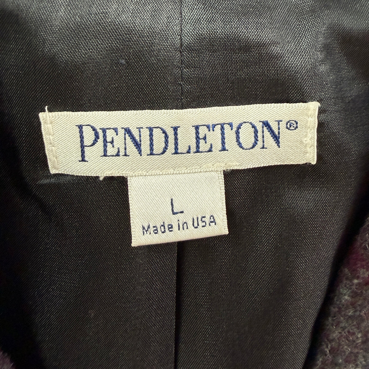 Pendleton Wool Plaid Belted Vest