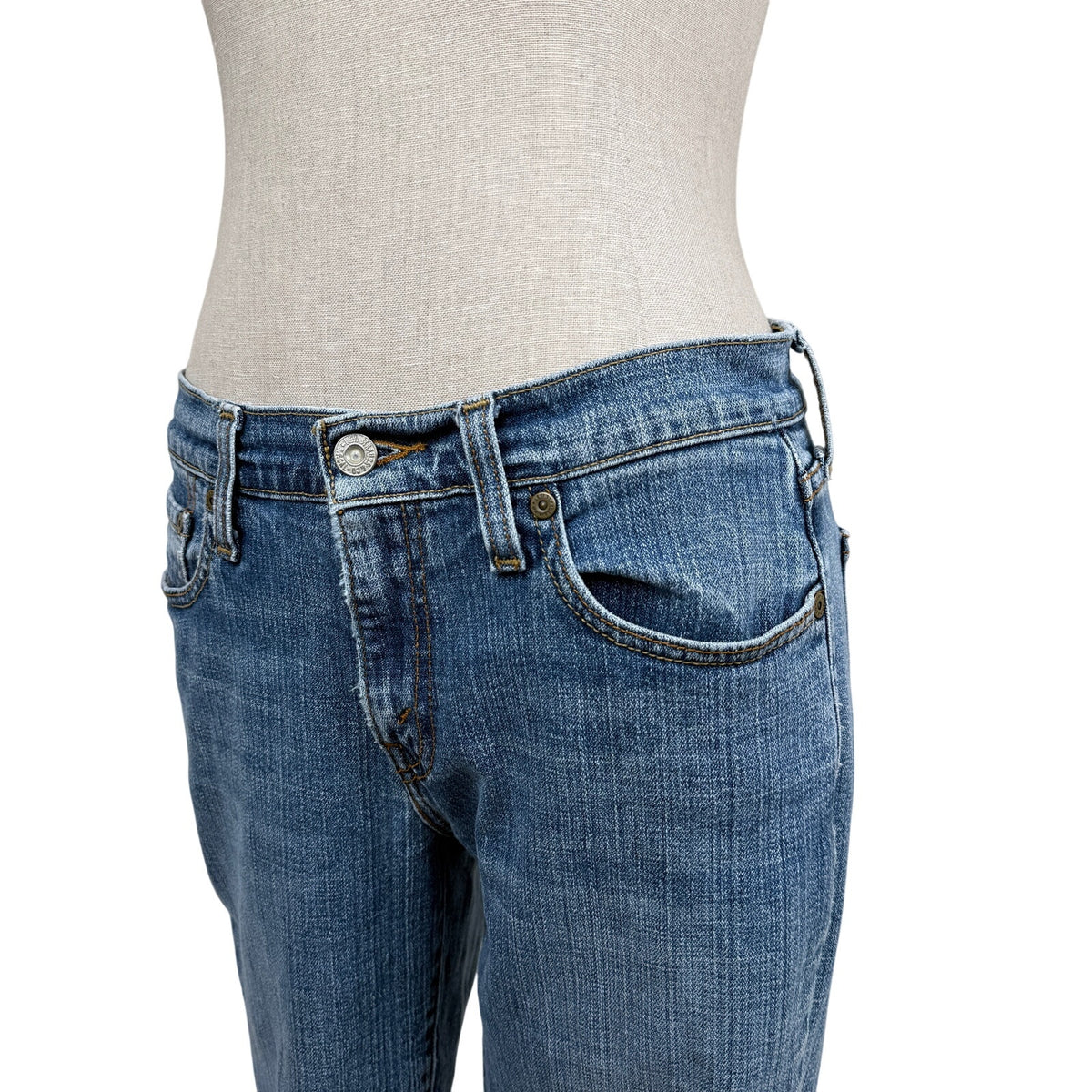 Vintage Levi's 515 Bootcut Jeans Stretch Mid Rise Medium Wash Women's 5